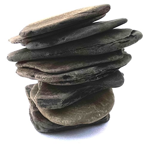 Flat slate rocks - 1 pound of slate rocks (2.5 to 4 inc…