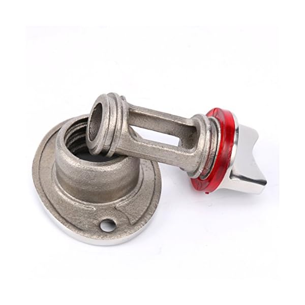 Amarine-made-Oval-Garboard-Drain-Plug-Stainless-Steel-Boat-Fits-1-Hole-Thread-for-34
