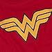 Popfunk Juvenile Wonder Woman Logo T Shirt (4T) Red