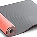 WWWW pido TPE Yoga Mat ECO Friendly SGS Certified Non Slip Yoga Mat with Carring Strap and Bag,72″x24″ Thichness 1/4″ for Yoga Pilates Fitness Exercise(Orange + Grey)thumb 3