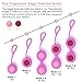 BEN WA BALLS SET - KEGEL EXERCISE WEIGHTS KIT | Doctor Recommended KEGEL BALLS for Beginners | Tightening Pelvic Floor | Incontinence Bladder Control | Weighted balls for exercise | Sex Health | eBook