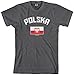 Threadrock Men's Polska Polish Flag T-shirt