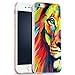 iPhone 6 Lion Case, Colorful Lion Pattern TPU Soft Case Cover Ultra Slim Fit Scratch proof Protective Cover with iPhone 6 Case (IPHONE 6 CASE LION)
