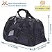 GOMMLE Pet Travel Carriers for Cats and Dogs Rabbits Hamster, Soft Sided Portable Cats Bags Small Dog Carrier, Zipper Lock Collapsible Cat Carrier Puppy Kittens Bag with Shoulder Strap, Blackthumb 1
