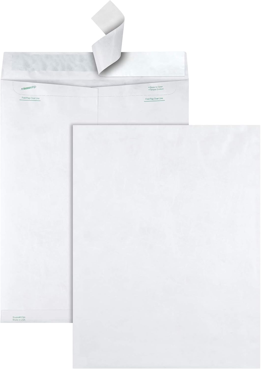 Quality Park R1790 Quality Open End Tyvek Envelopes, 12x15-1/2, White, 100/Box : Envelope Mailers : Office Products