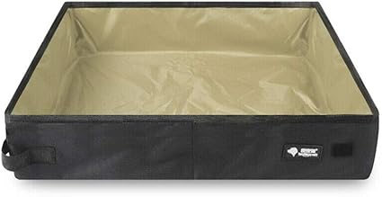 CHuangQi - Arenero Plegable portátil para Mascotas, Resistente al Agua