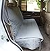 Formosa Covers Deluxe Quilted and Padded Back Seat Cover Protect Your SUV or Truck Back Trunk Space - Grey - Universal Size 52