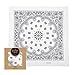 Bandanas by Bandana Soul­ - 100% Cotton Headband Scarf Head Cowboy Paisley Bandanna - Large 21.5 inch