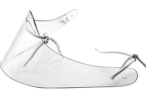 Cndiyald Hockey Neck Guard Anti-Fog Anti-Scratch Youth Adults PC Hockey Goalie Throat Protector, Hockey Mask