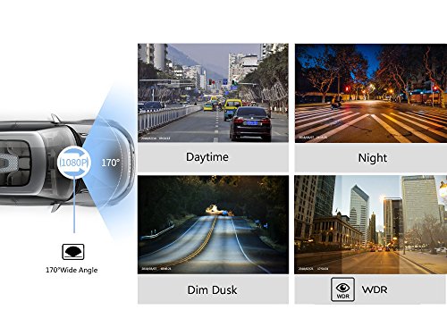 Dash Cam,Hliwoynes 3.0" Screen,170 Degree Wide Angle,Full HD 1080P, Car dashboard Camera, Vehicle On-dash Video Recorder Camcorder with G-Sensor, Loop Recording,Night Vision (Upgraded version-HD)