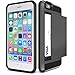 tekSonic iPhone 6S Case, iPhone 6 Case, [Card Slide][Dark Silver] - [Card Slot][Drop Protection][Heavy Duty][Wallet] - Case Cover for Apple iPhone 6 and iPhone 6S 4.7