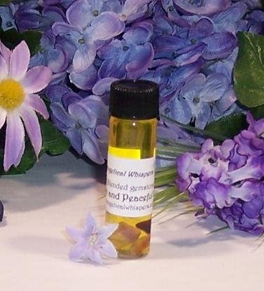 Hand Blended Gemstone Oil - Protection and Peaceful Dreams.
