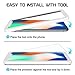 SPARIN iPhone X Screen Protector, (2 Pack) Tempered Glass for iPhone X/10 with Double Shielding/Applicator Tool/Case Friendly