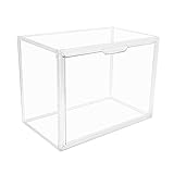 GUDEMAY Clear Stackable Plastic Storage Bins with