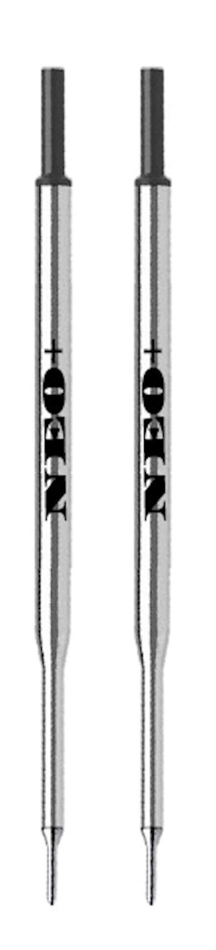 NEO+ Set of 2 Ballpoint Pen Refills Compatible with PaperMate (RED Ink)