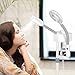 Facial Steamer, 2 in 1 Face Steamer for Facial with 5X Magnifying Lamp, Multifunctional LED Magnifier Facial Steamer for Spa Salon Beauty Skin Care Clean, White