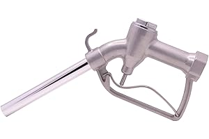 MENAITEK 3/4" NPT Gravity Tank Manual Fuel Nozzle with Hook Max Flow Rate 16 GPM 50 PSI for Manual & Electric Fuel Pumps 3/4" Inches(OD=20mm) Straight Spout Used For Diesel Gasoline Oil Biodiesel