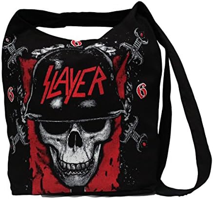 Slayer Skull Graphic Tote Messenger Bag