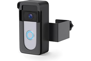 GAHOGA Anti-Theft Doorbell Mount Compatible with Video Doorbell 1/2/3/3 Plus/4/Plus/Pro/(2020 Release)/(2024 Release), Adjustable No-Drill Doorbell Camera Mount Not Block Doorbell Motion Sensor