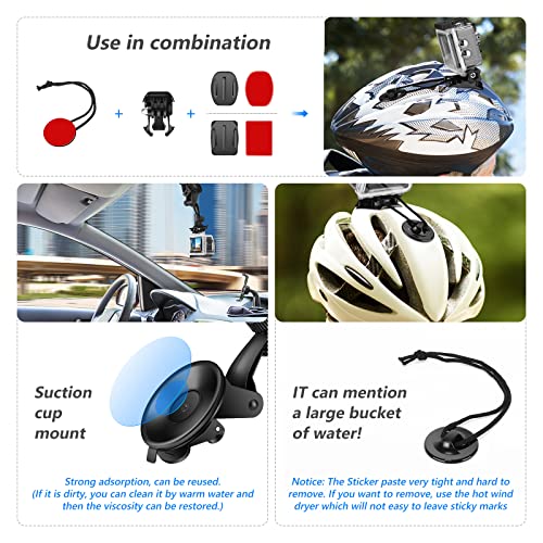 Neewer Action Camera Accessory Kit,50in1 Action Camera Accessories Compatible with GoPro