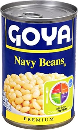 Amazon Com Goya Foods Navy Beans 15 5 Oz Beans Produce Grocery Gourmet Food