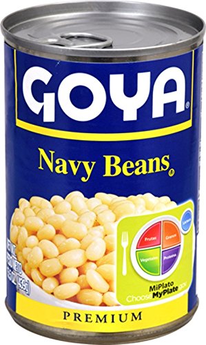 Amazon Com Goya Foods Navy Beans 15 5 Oz Beans Produce Grocery Gourmet Food