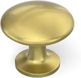 LONTAN 20 Pack Gold Drawer Knobs Brass Cupboard Knobs Zinc Alloy