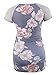 BBHoping Women's Maternity Tops Short & Long Sleeve Baseball Crew Neck Classic Side Ruched Pregnancy T-Shirt