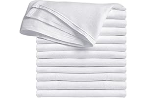 BRANDILO Premium 100% Cotton Cloth Diapers for Baby, 6 Pack Reusable, Machine Wash, Multipurpose Flat Fold Unisex Cloth Diaper