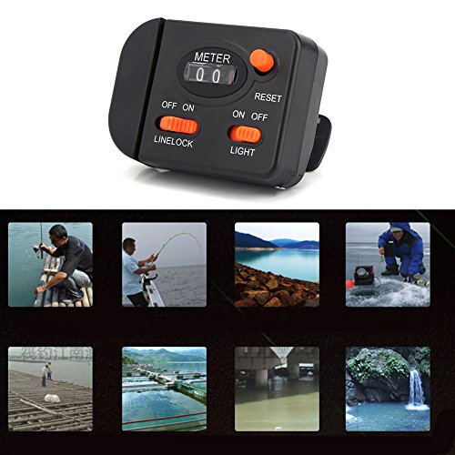 Angelschnurzähler Digital Tragbare Nacht Angelschnur Tiefenmesser Angelrute Angelgerät Zubehör – Bild 8