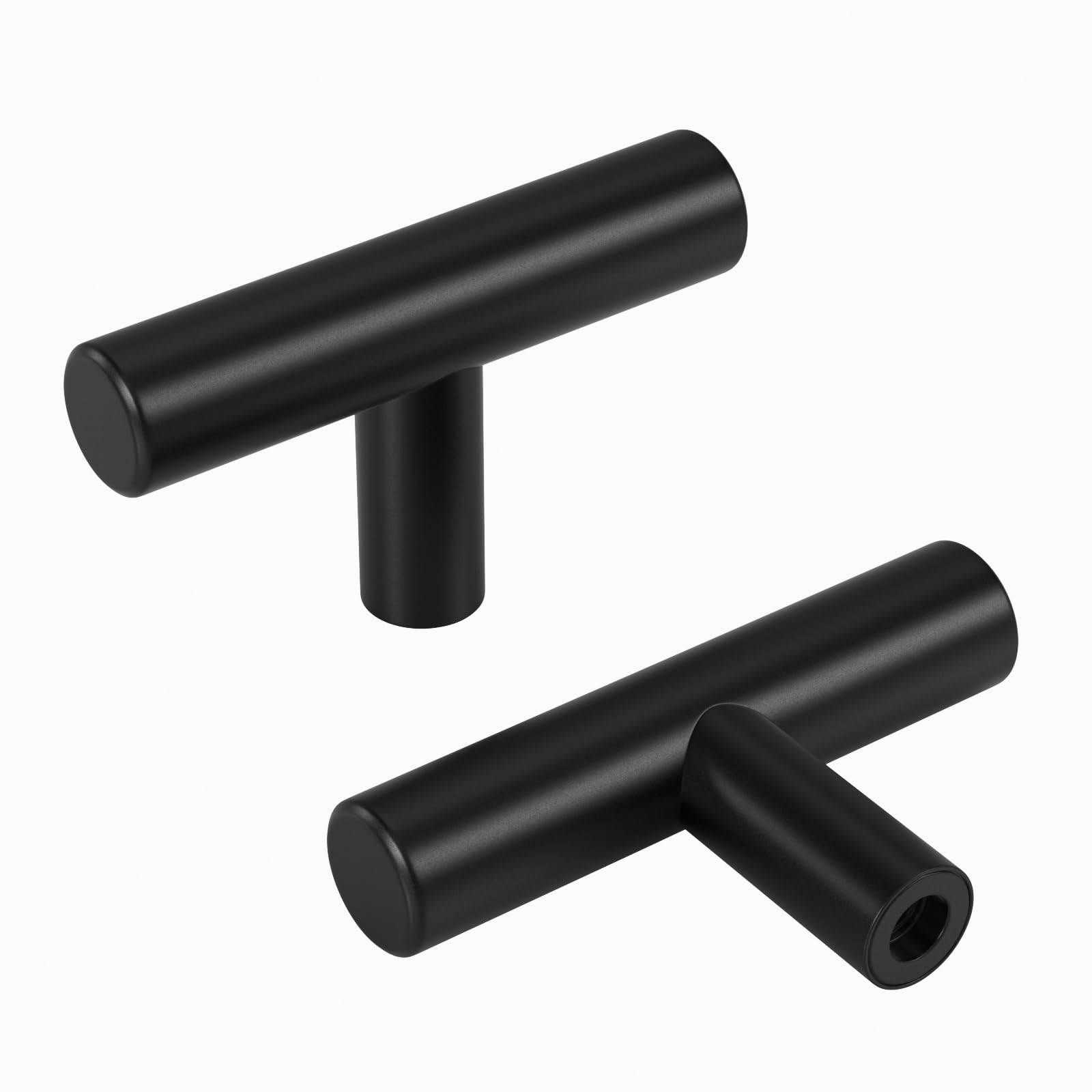 Photo 1 of homdiy Black Cabinet Knobs 30Pack Single Hole Drawer Knobs Black Kitchen Drawer Pulls and Knobs Stainless Steel Cabinet Hardware for Bathroom, Cupboard