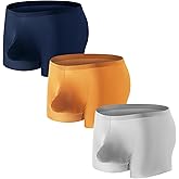 Pouchsexy Underwear Boxers Briefs U pouch Mens underwear Convex breathable Man Sexy for Men pack boxer bulge