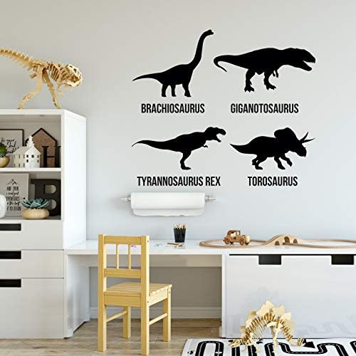 Dinosaur Wall Stickers - T Rex Dinosaur Window Stickers Wall Art Gifts for Boys Stickers for Children Dinosaur Toys
