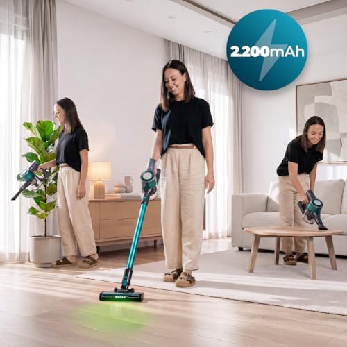 Scopa elettrica senza fili Conga Rockstar P50 Neo. 80 AW, 20000 Pa, Motore BLDC da 265 W, Autonomia 50 min in modalità Eco, Serbatoio 1200 ml, Spazzola mista con HairOut, Antigroviglio