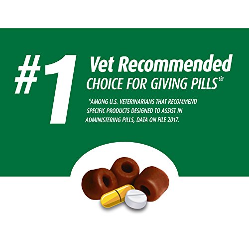 FELINE GREENIES Pill Pockets Cat Treats Salmon Flavor, 3 Ounce Value Size Bag