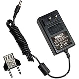 HQRP AC Adapter for Logitech Squeezebox Wi-Fi Internet Radio 993-000385 534-000245 PSAA18R-180 X-R0001 930-000097 930-000101 930-000129 830-000080 830-000070 534-000248 090453-12 + Euro Plug Adapter