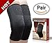 BQG Knee Support Compression Sleeve (2 Count), Upgraded Knee Brace for Joint Pain & Arthritis Relief, Injury Recovery, Ultra Durable for Running, Weightlifting, Tennis, Basketball. with E-Book