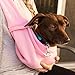 Grtdrm Pet Sling Carrier Bag Travel Tote for Cats Dogs, Up to 16 lbs (Pink)