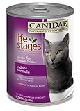 CANIDAE All Life Stages Indoor Cat Wet Food Made With Chicken, Lamb & Fish, 13 oz (12-Pack)