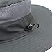 Home Prefer Men's Sun Hat UPF 50+ Wide Brim Bucket Hat Windproof Fishing Hats Dark Gray (Non Logo)
