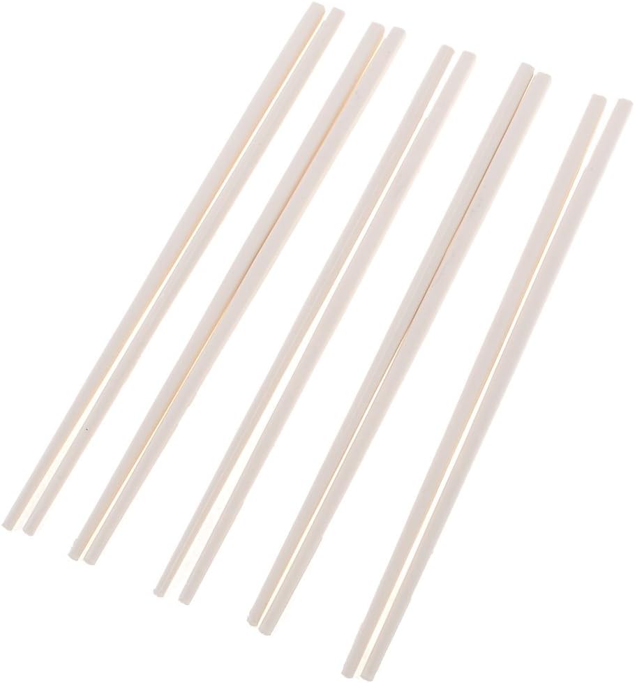 sourcing map Plastic Kitchenware Chinese Chopsticks 8.7" Long 5 Pairs