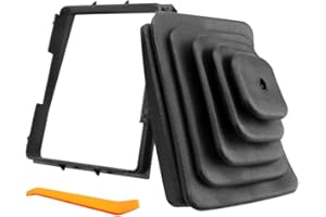 YUANTUO 53000056 Shifter Boot and Retainer Bezel Kit 52078558 Fit for Jeep Wrangler TJ 1997 1998 1999 2000 2001 2002 2003 2004