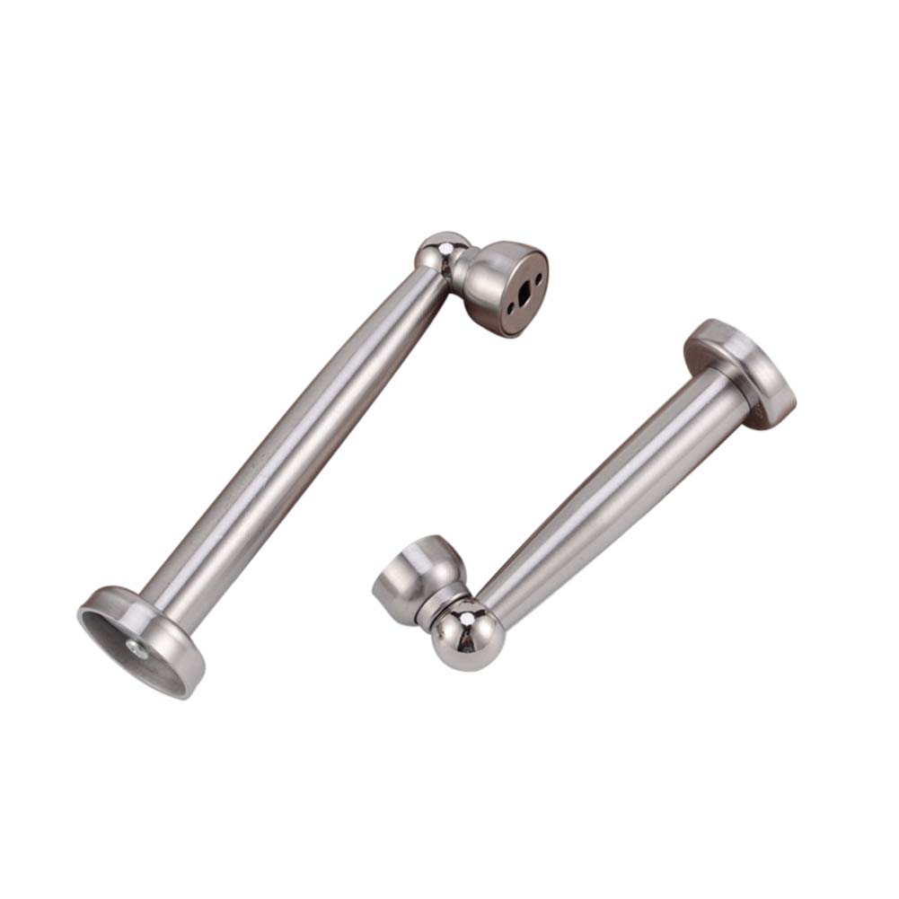BOZONLI Magnetic Door Stop, Stainless Steel Door Holder Door Catch, Decorative Magnet Door Stopper, Floor or Wall Mounted Door Stops 17cm (2 Pack)