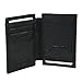 Mens Leather Money Clip Wallet Bi Fold bifold Card Case Front Pocket ID Window 6 Cards