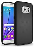 Galaxy S7 Case, ImpactStrong [Exact-Fit Hybrid] Shock Proof Rugged Protection for Samsung Galaxy S7 (2016) - Black