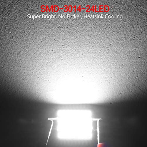 MINYE 4pcs 31MM Festoon LED Bulb CAN-Bus Error Free 211-2 212-2 569 578 Xenon White 3014 Chipsets for Car Interior Dome Lights Pack of 4