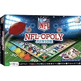 MasterPieces NFL-Opoly Junior Board Game, Collector's Edition Set, For 2-4 Players, Ages 6+