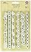 Prima Marketing Julie Nutting Mixed Media Cling Rubber Stamps, Border-Flower, Flourish, Word 5.5