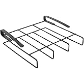 Housoutil Stainless Steel Under Cabinet Cutting Board Holder, One-Layer Chopping Board Holder, Space-Saving Rack for Countertop and Cabinet Door Storage