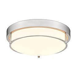 Cargifak Close to Ceiling Light Fixtures, Bushed
